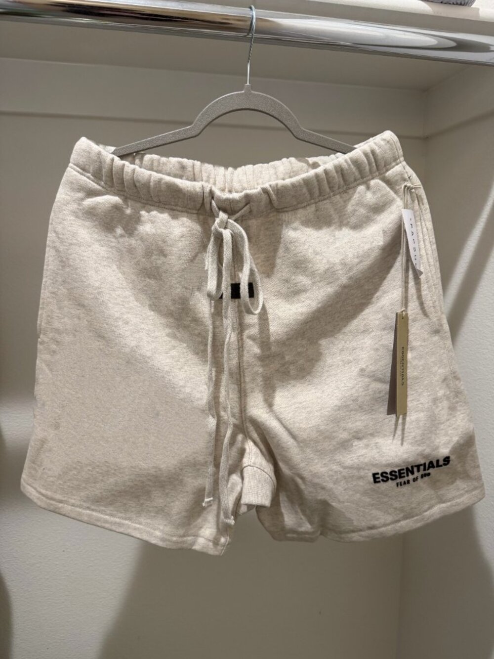 Essentials Light Oat Sweat Shorts NWT Unisex